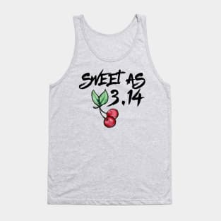 Sweet as Cherry Pi Day Tank Top